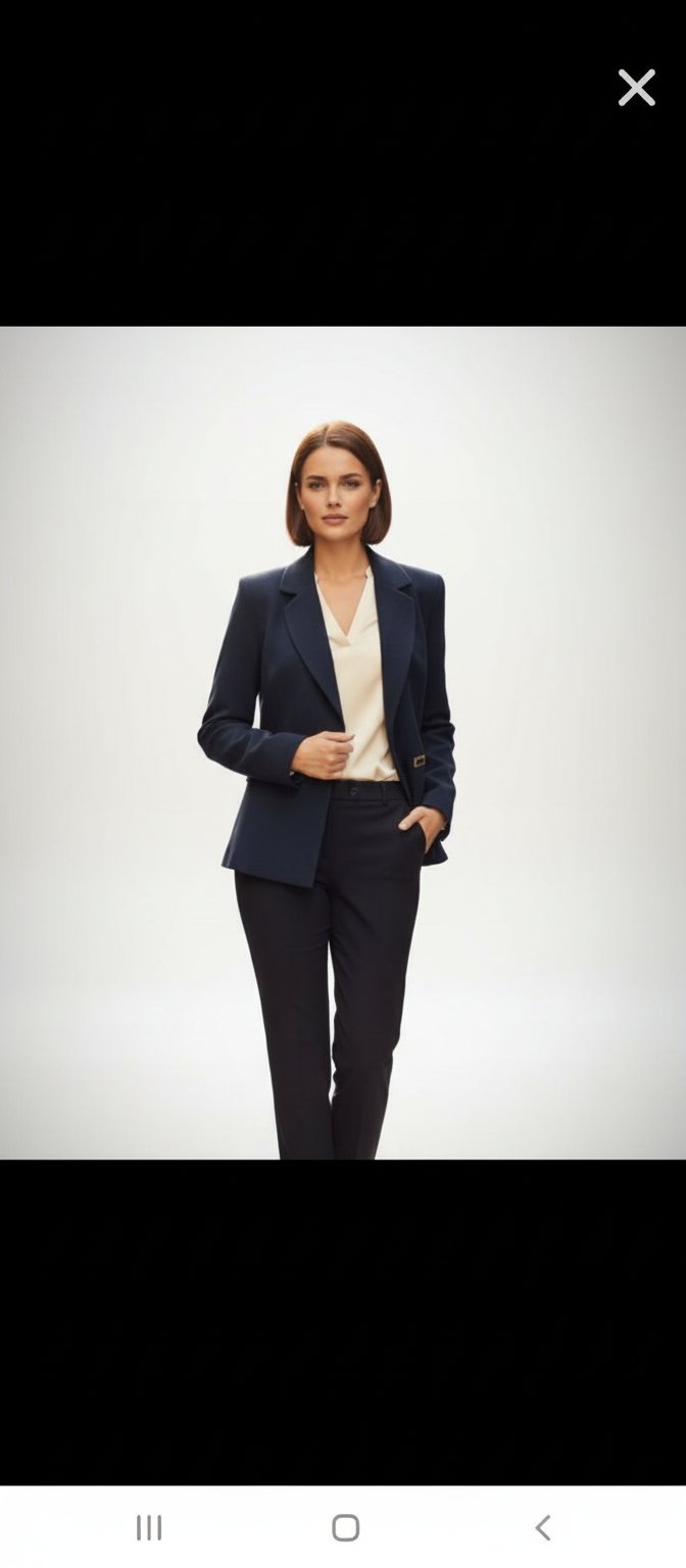 Joli Blazer bleu marine trés original 😍😍
