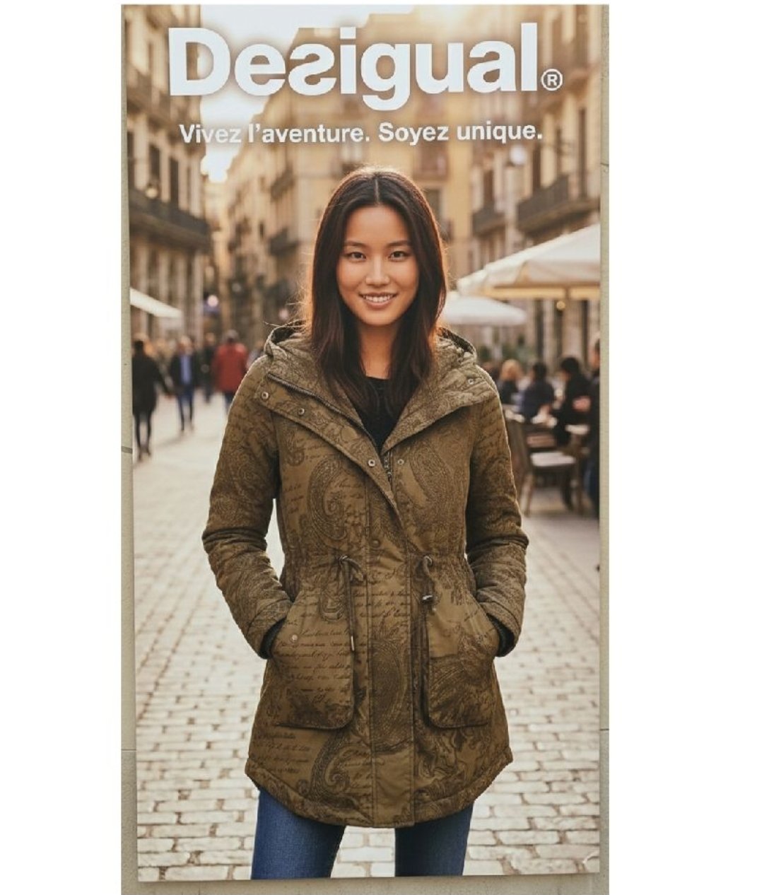 Manteau désigual original rare