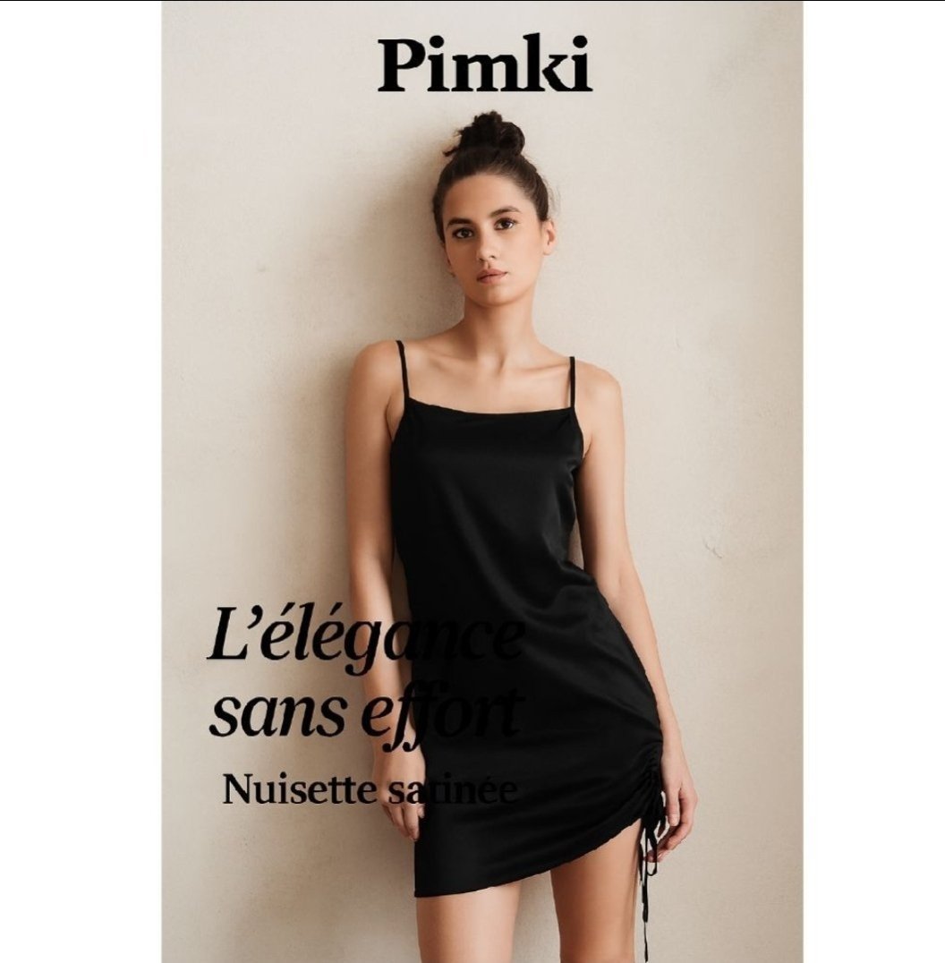 Belle robe de nuit pimkie noire neuve jamais porté avec étiquette