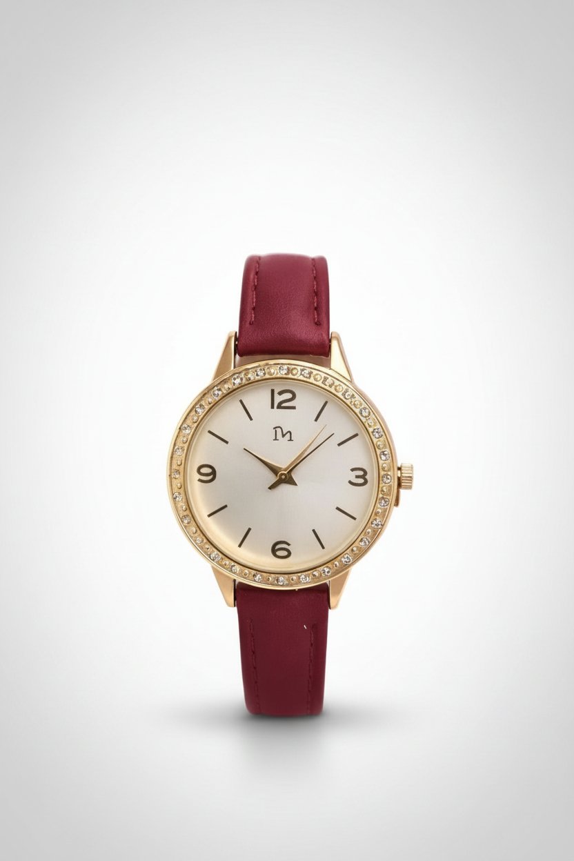 Belle montre avec strass neuf dans son emballage