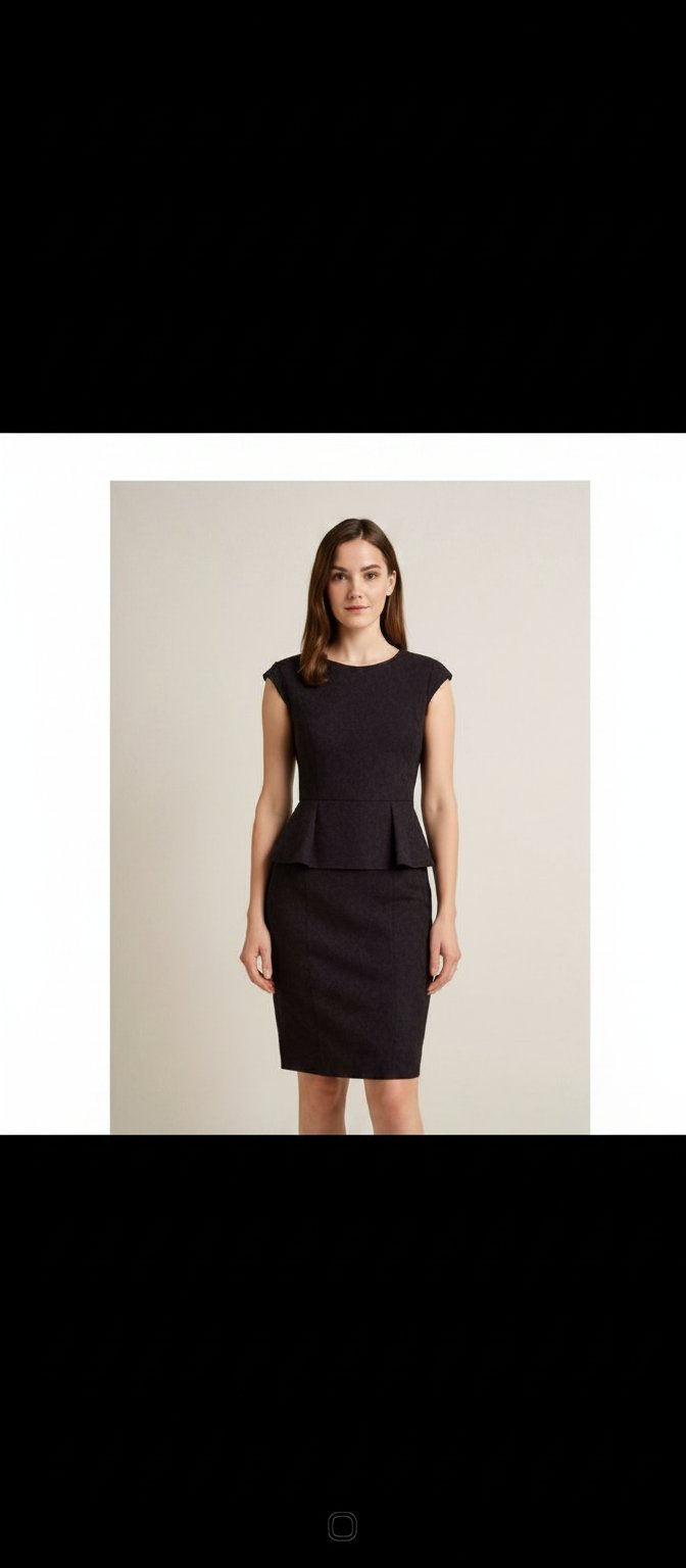 Robe zara noire originale