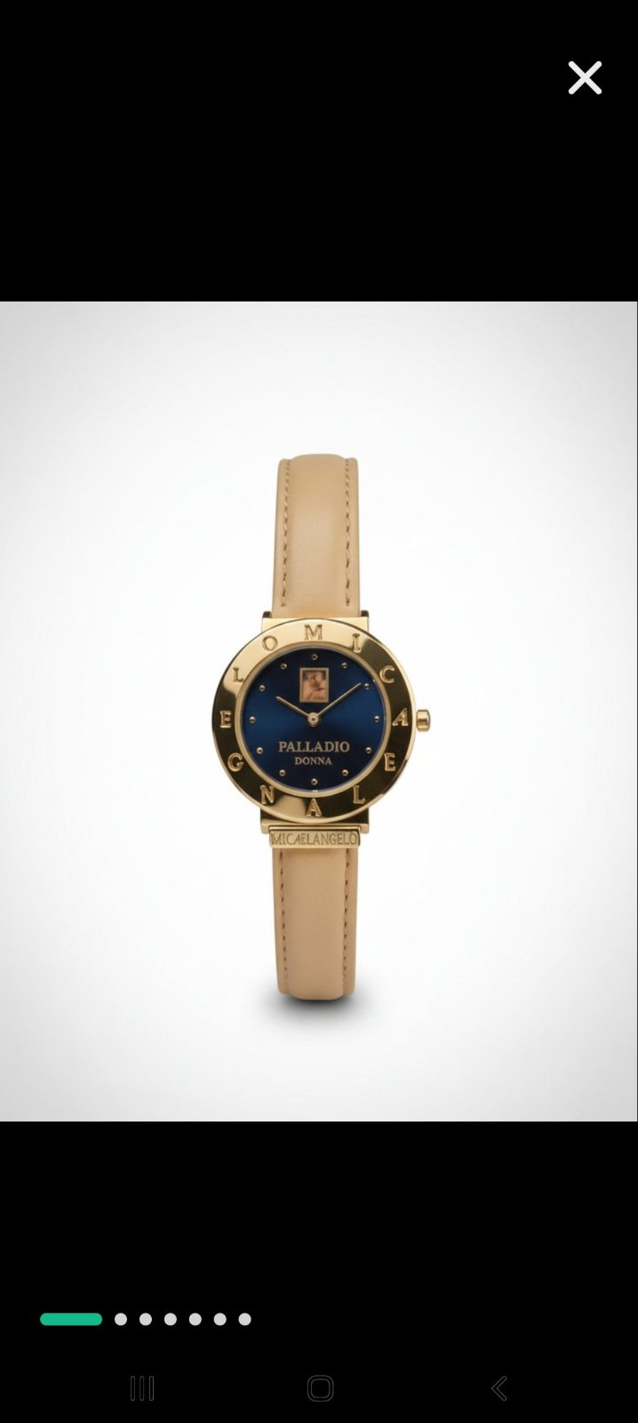 Pièce rare vintage en exclusivité Montre micaelangelo pilladio donna magnifique importée 