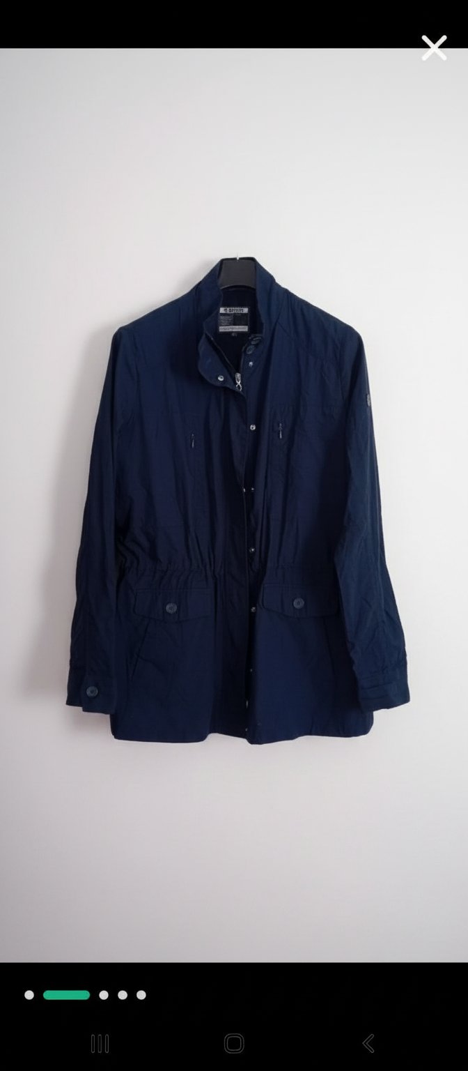 Jacket bleu marine 100% coton