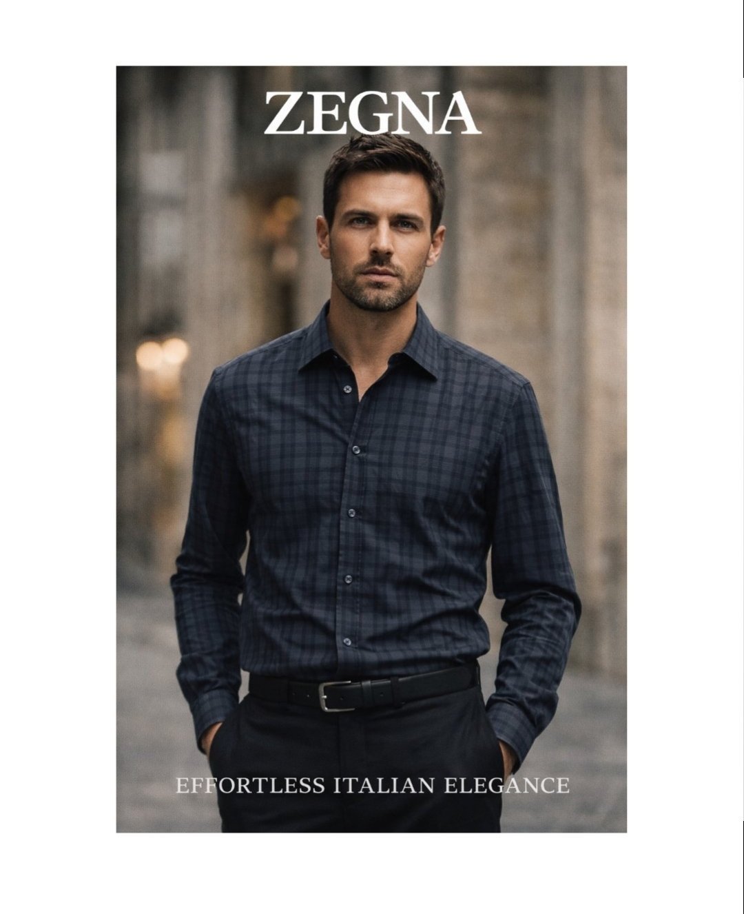Belle chemise de la grande marque italienne z zegna taille L
