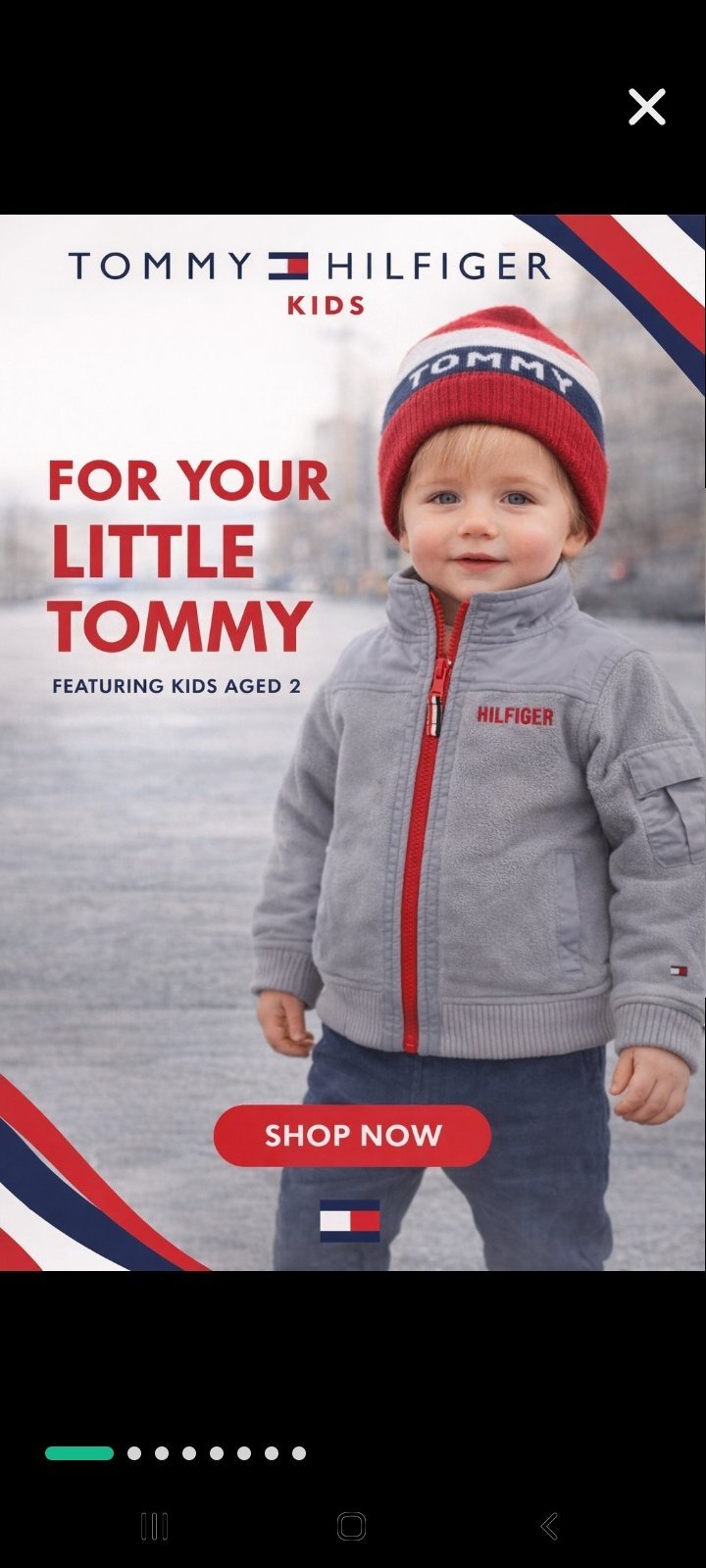 Blouson tommy pour garçon 2 ans 