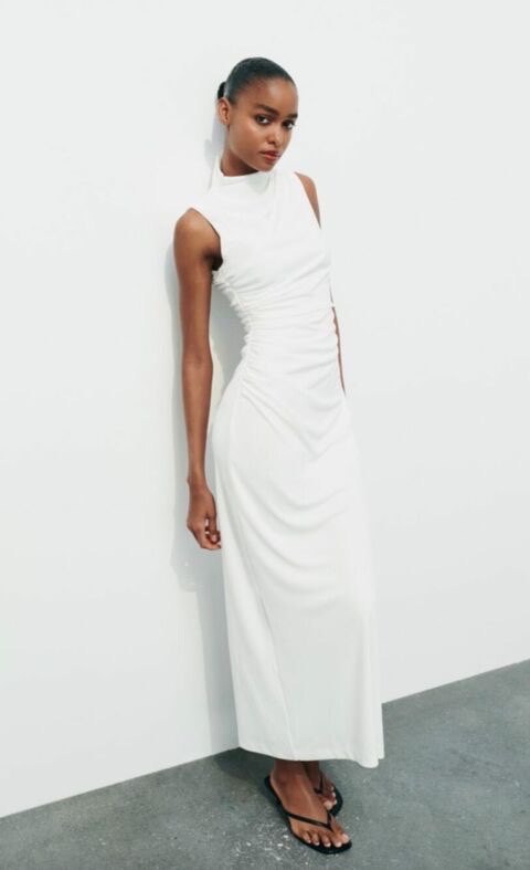 Robe blanche zara