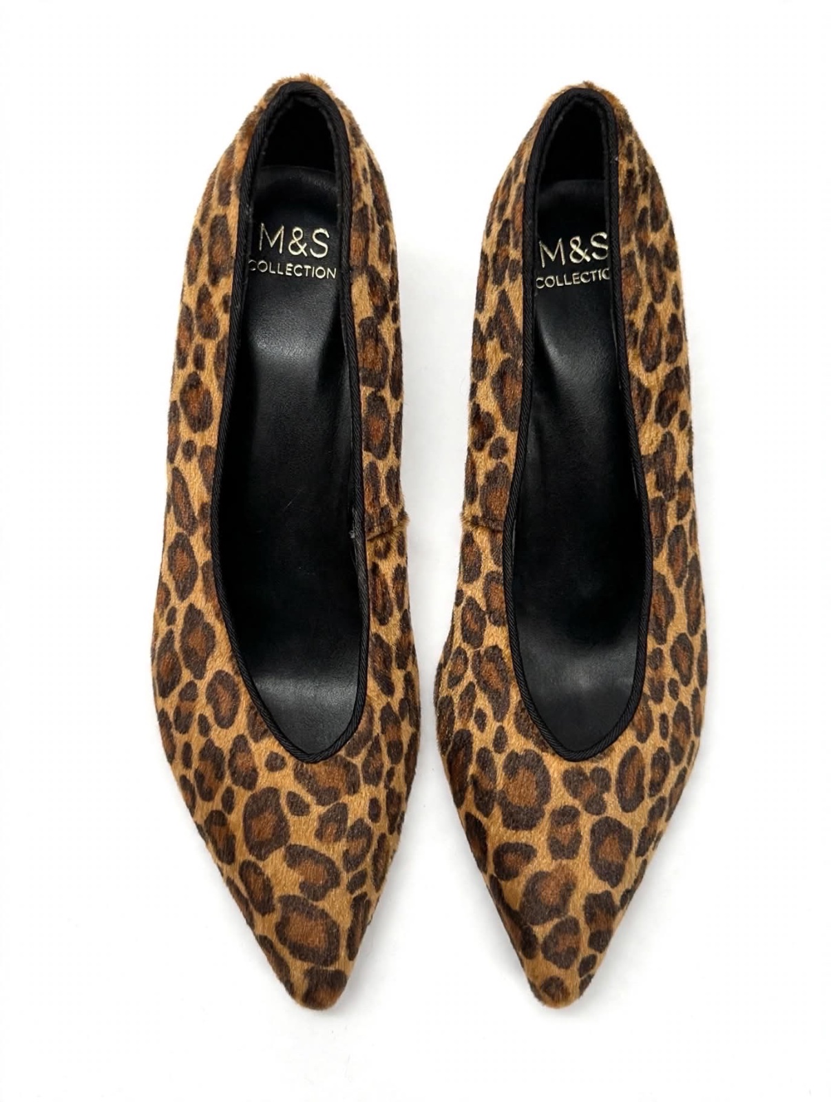 Escarpins à talons motif léopard M&S Collection – Élégants & Tendance