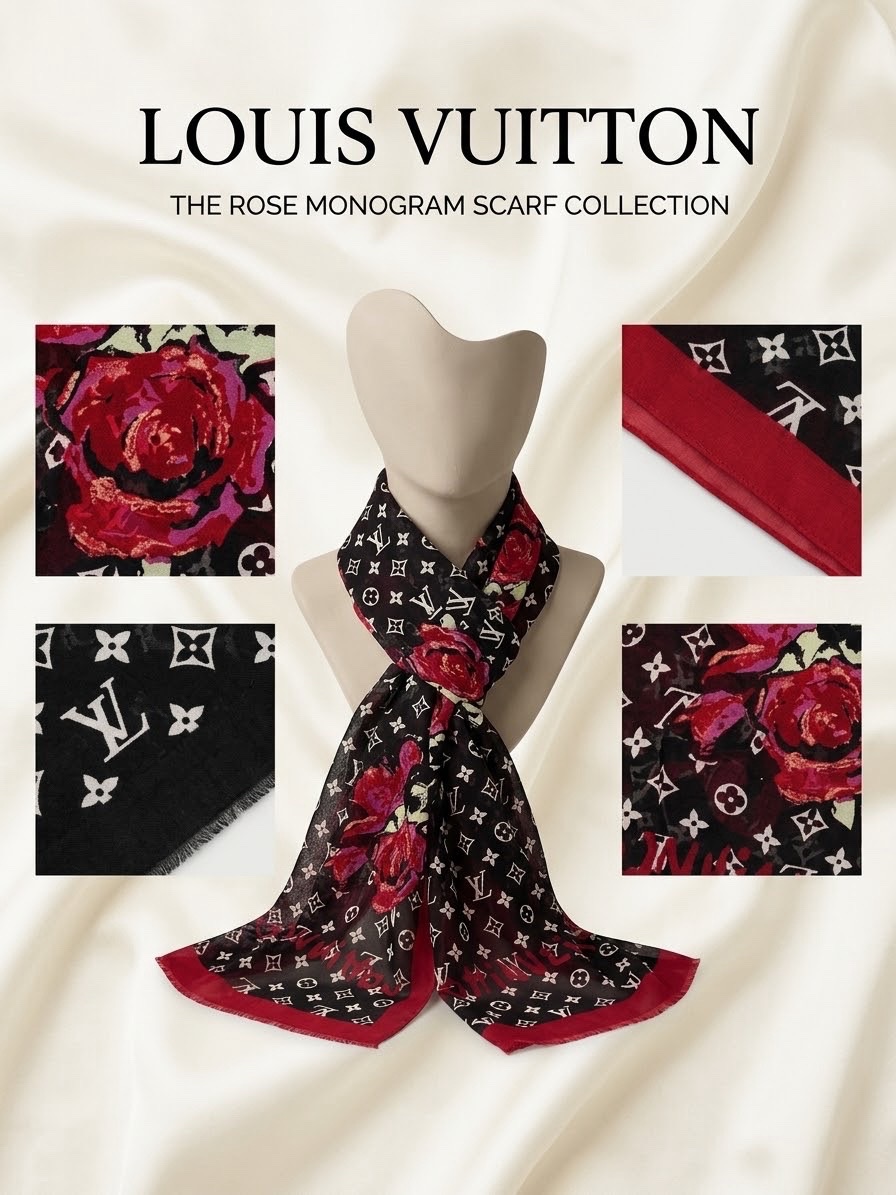 Écharpe Louis Vuitton 🌺