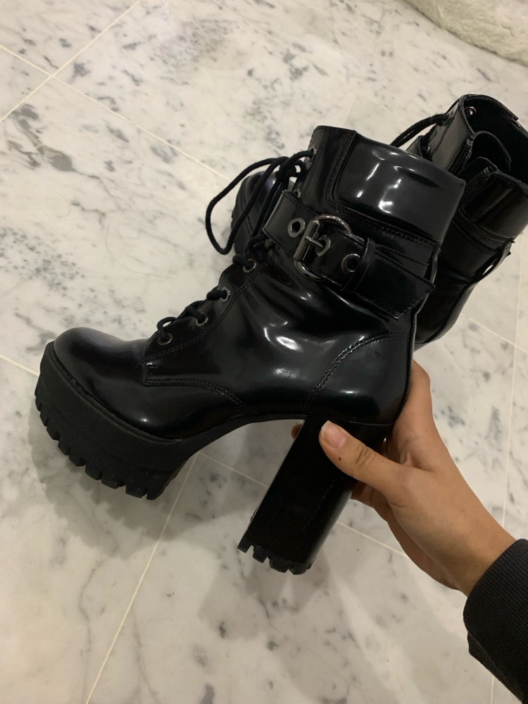 Bottes biker BERSHKA