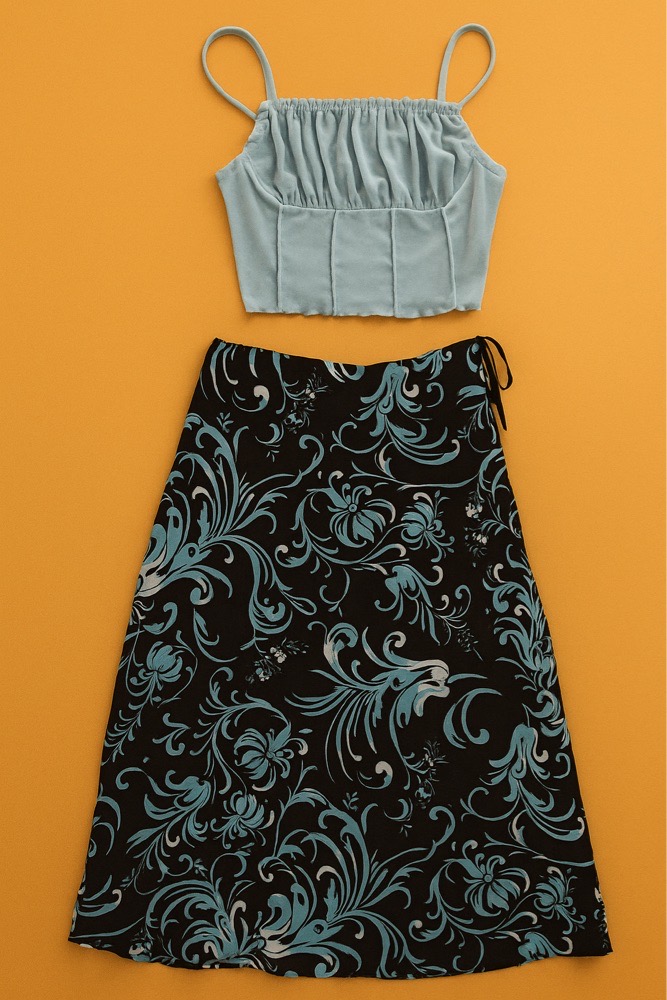 Top + jupe midi 
