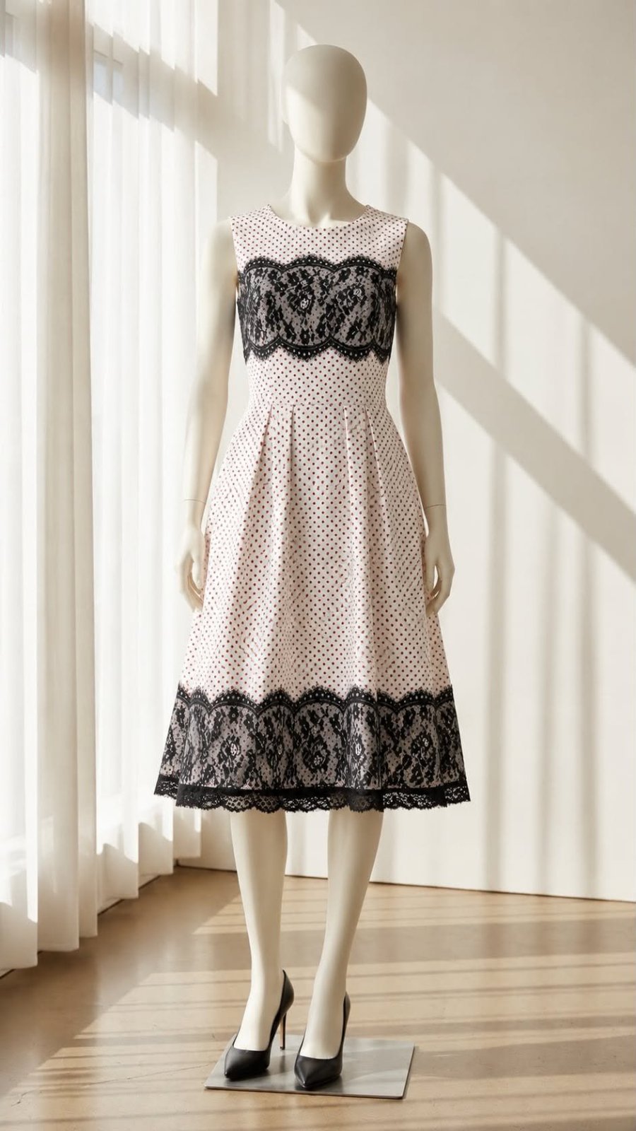 Robe avec dentelle 