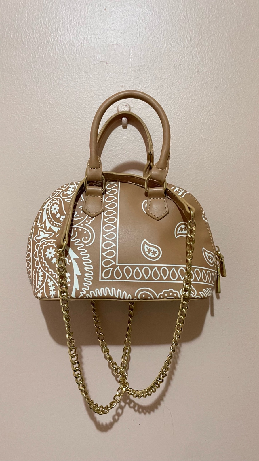 Sac a bandouliere beige 