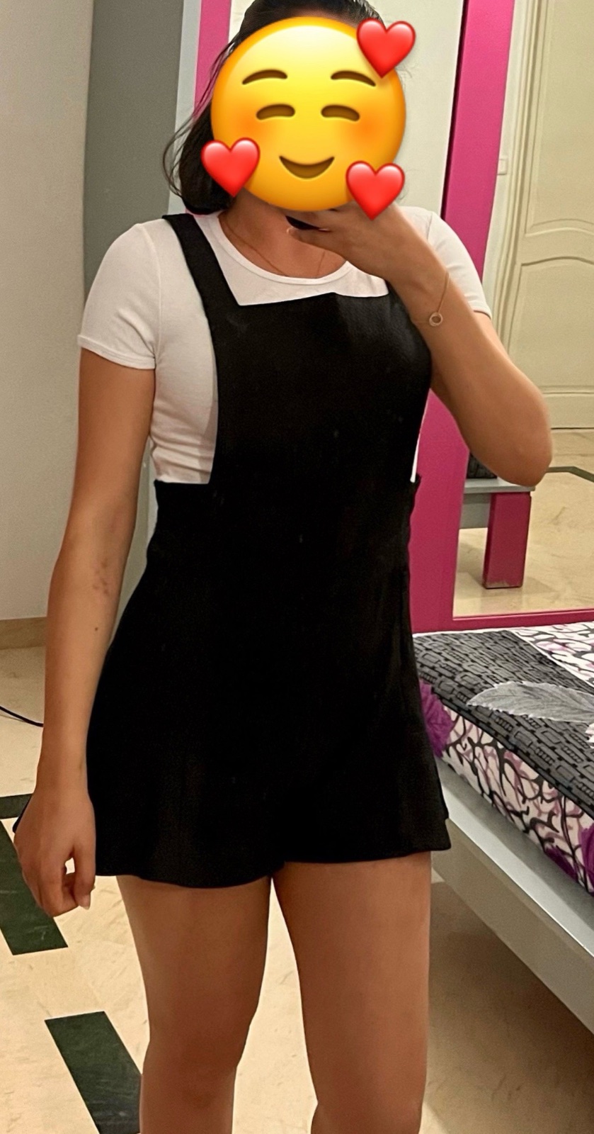 Combishort pull & bear noir