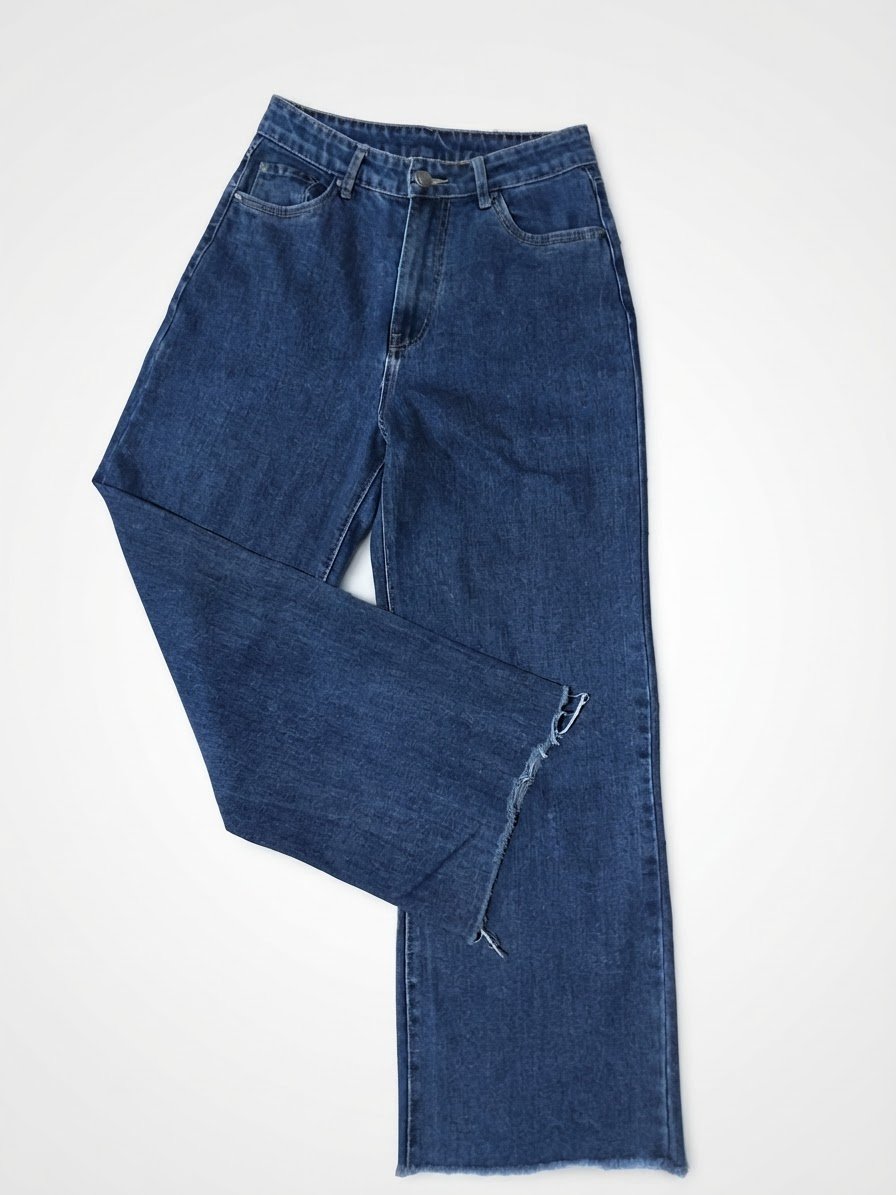 Pantalon djean wide-leg  top qualité en promos 