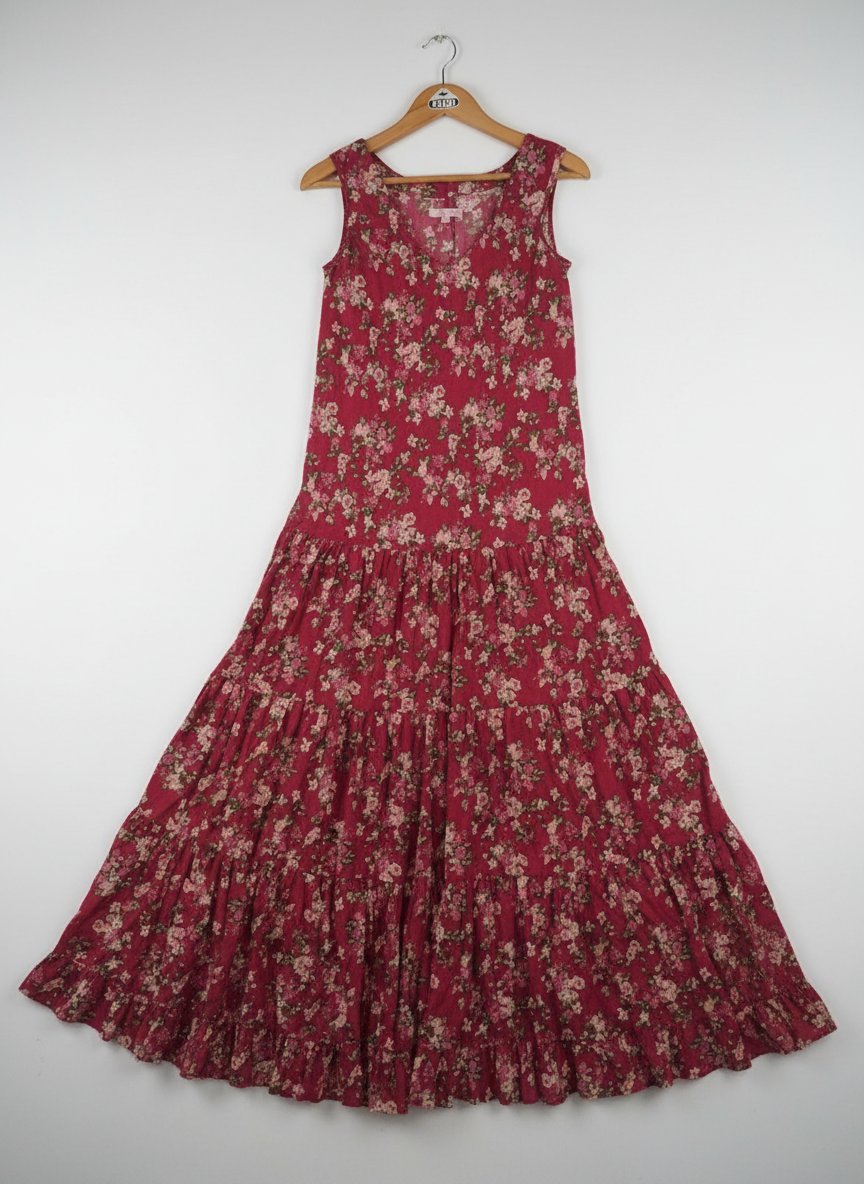 Robe fleurie viscose. Tlabess S/M