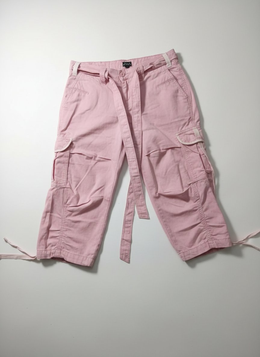 Short/ pantacourt Cargo en Lin