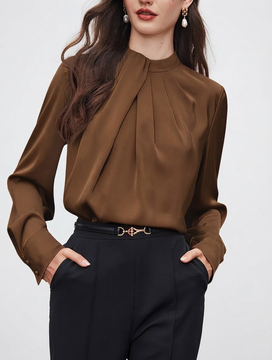 Chemise fluide de shein de haute gamme en promos 