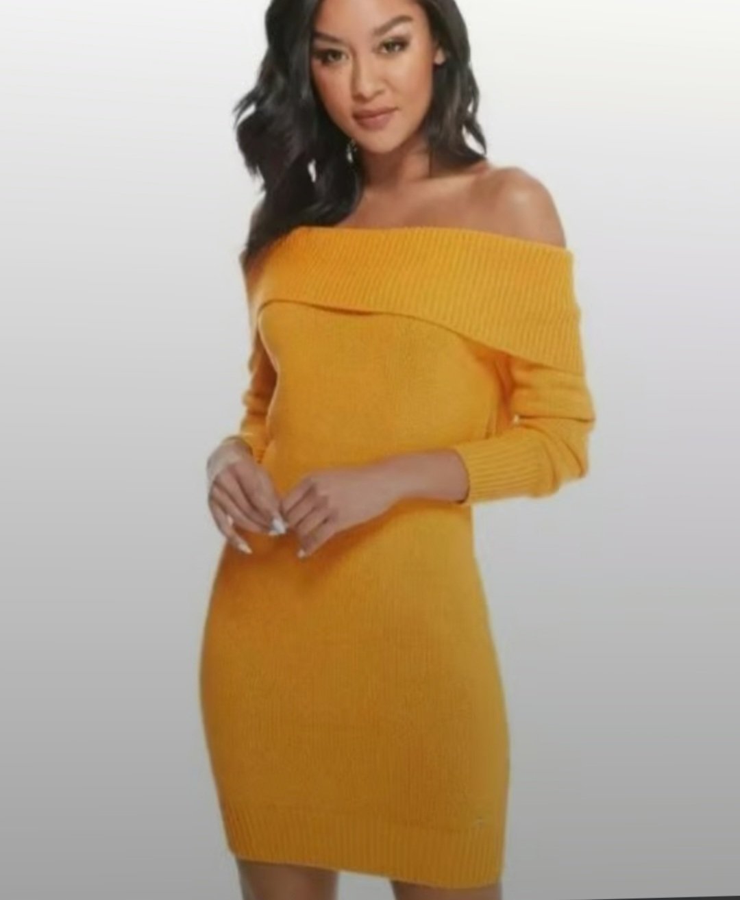 Pull-robe orsay jaune motarde taille S/M 