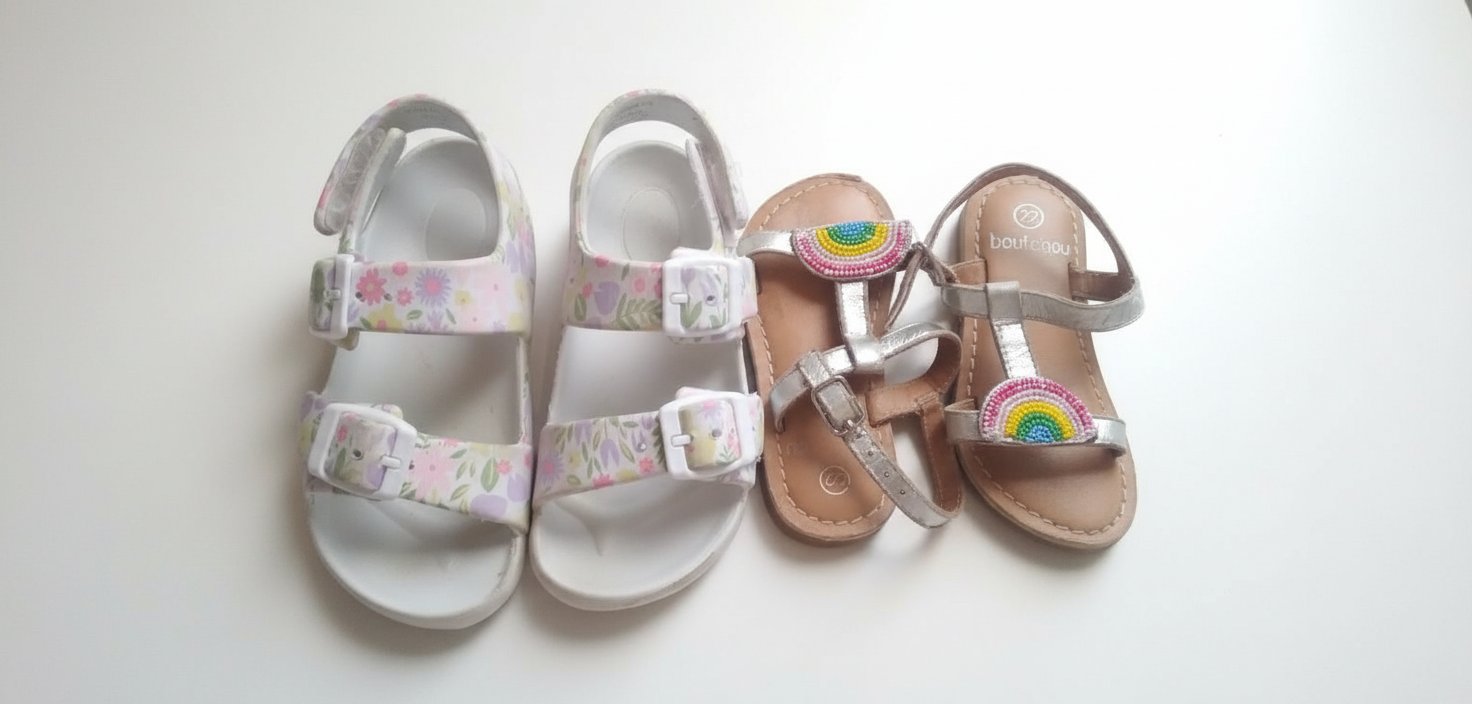 2 sandales a vendre pointure 22 et 24 