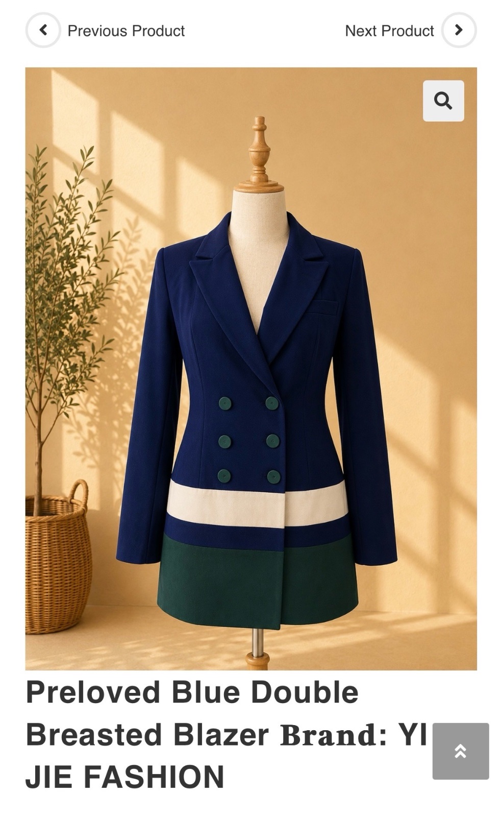 Blazer femme 
