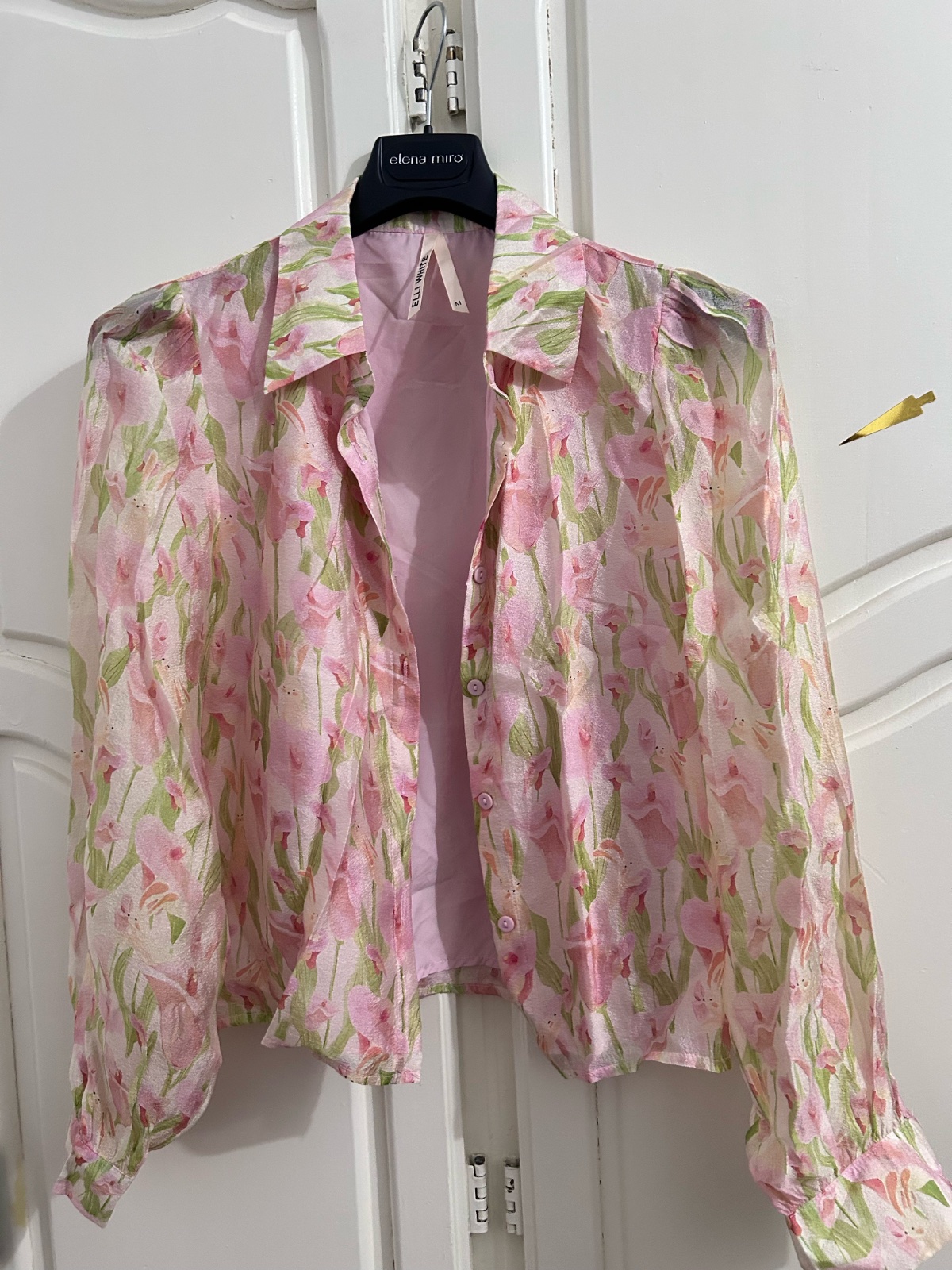 Chemise rose 