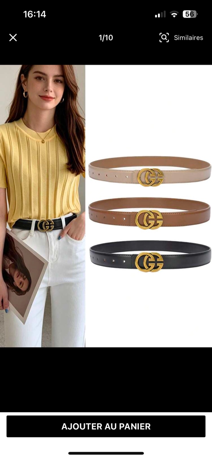 Ceinture shein 