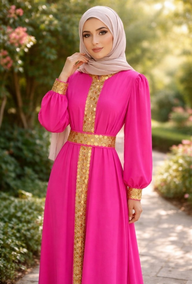 Robe effet satiné 