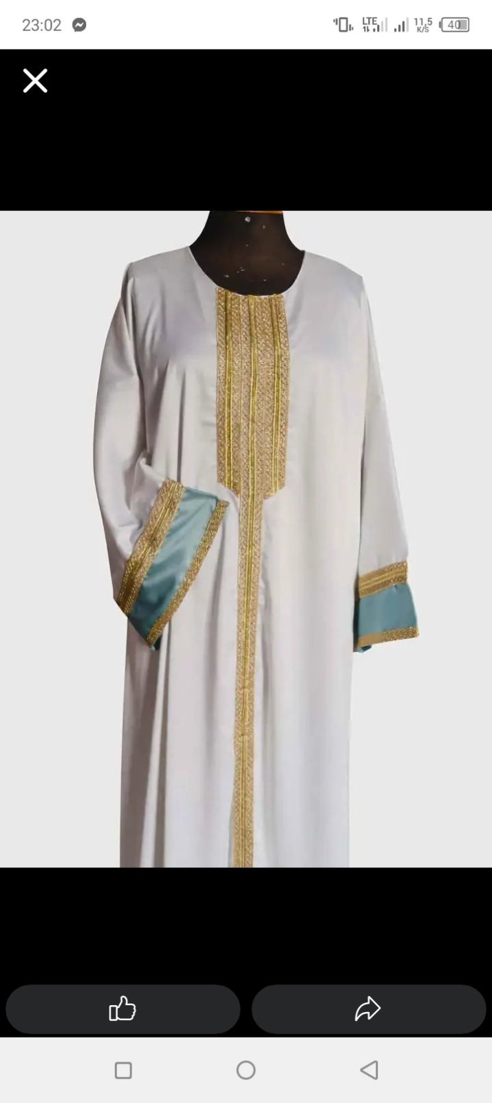 Robe effet satiné 