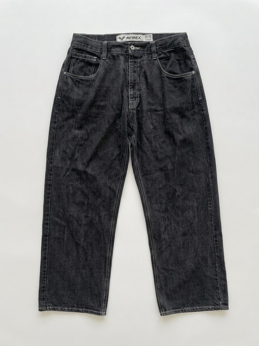 Avirex embroidered jeans