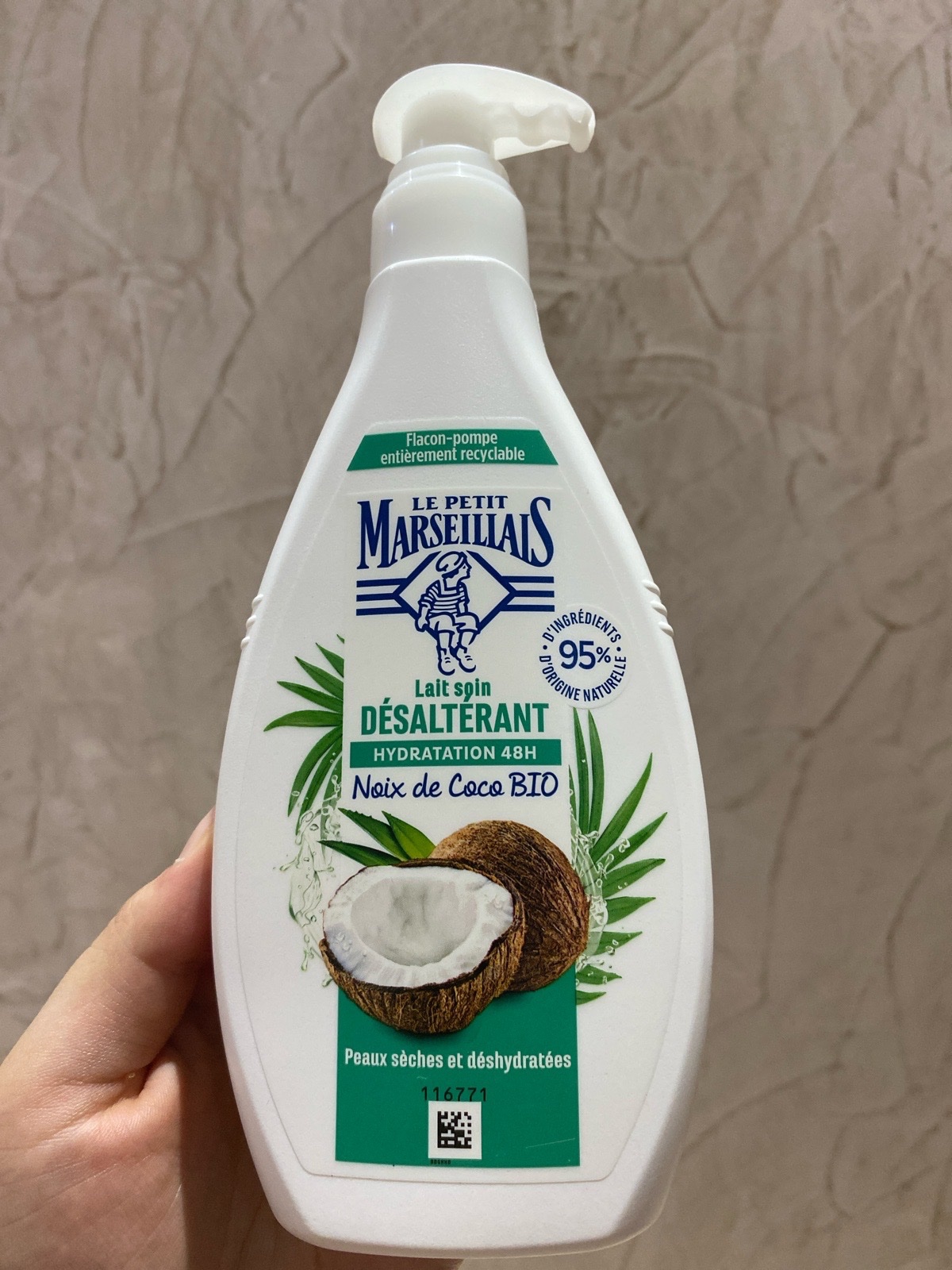 Lait le petit marseillais noix de coco bio