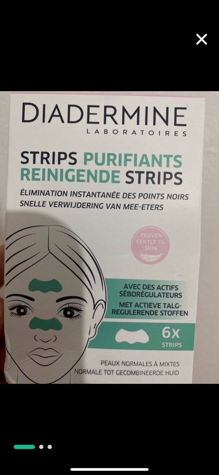 Strips putifiant diadermine pour les points noir tres efficace