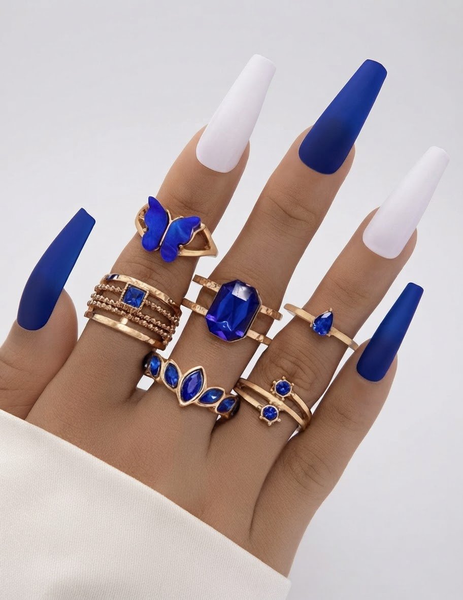 6 Bagues pour femme 