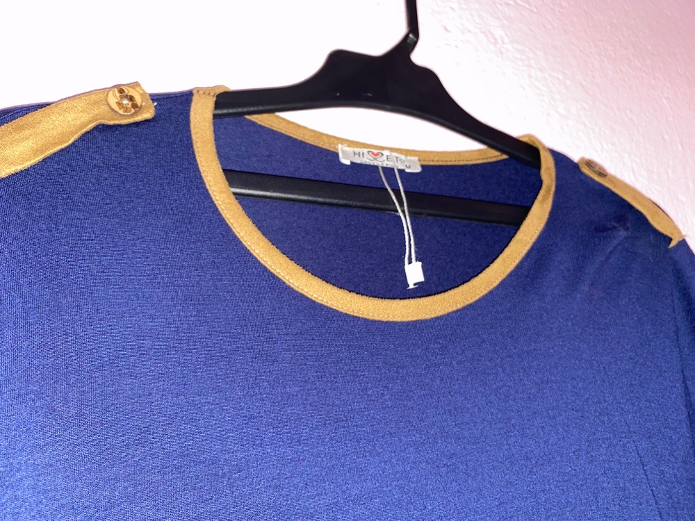 Pull robe bleu marine 