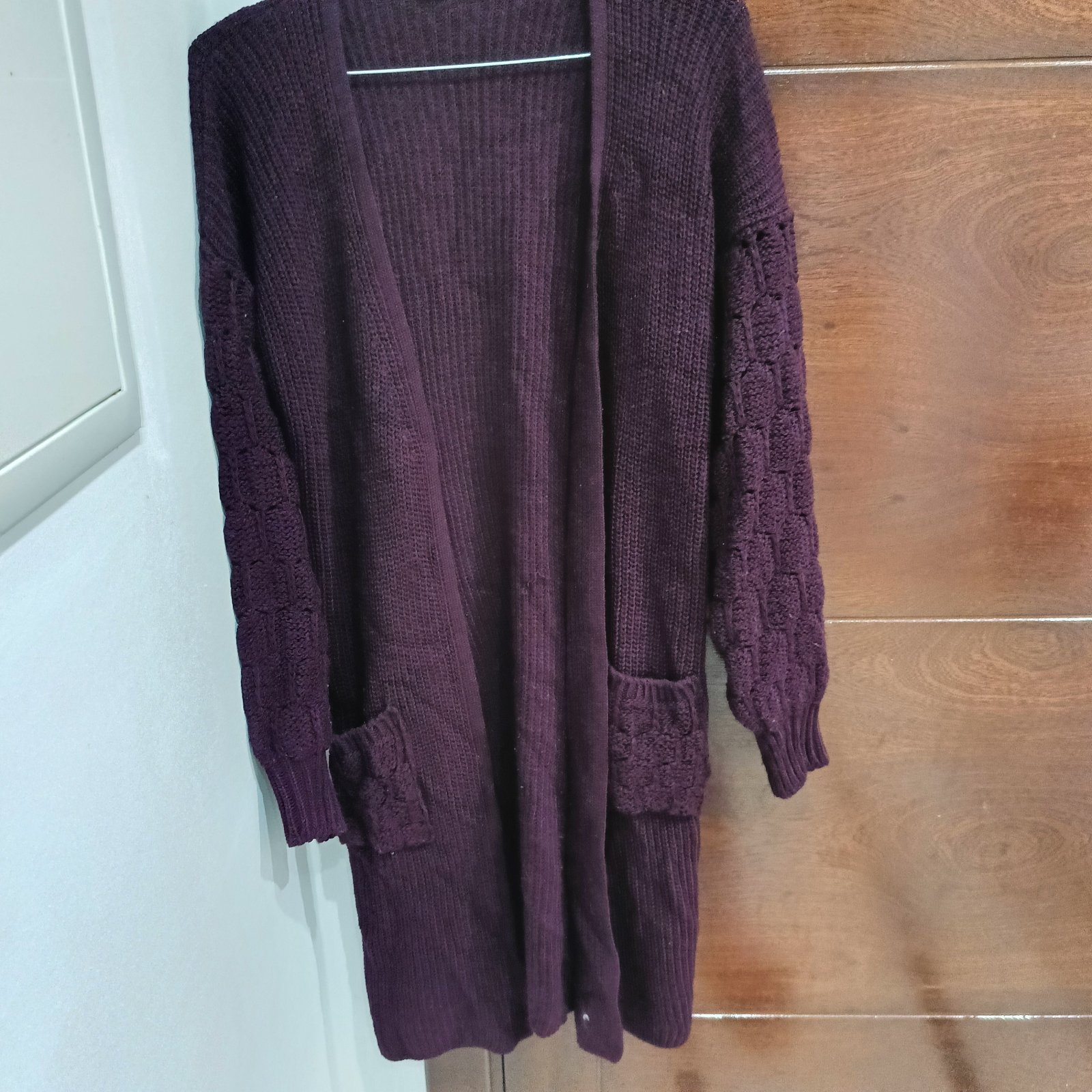 Gilet aubergine 