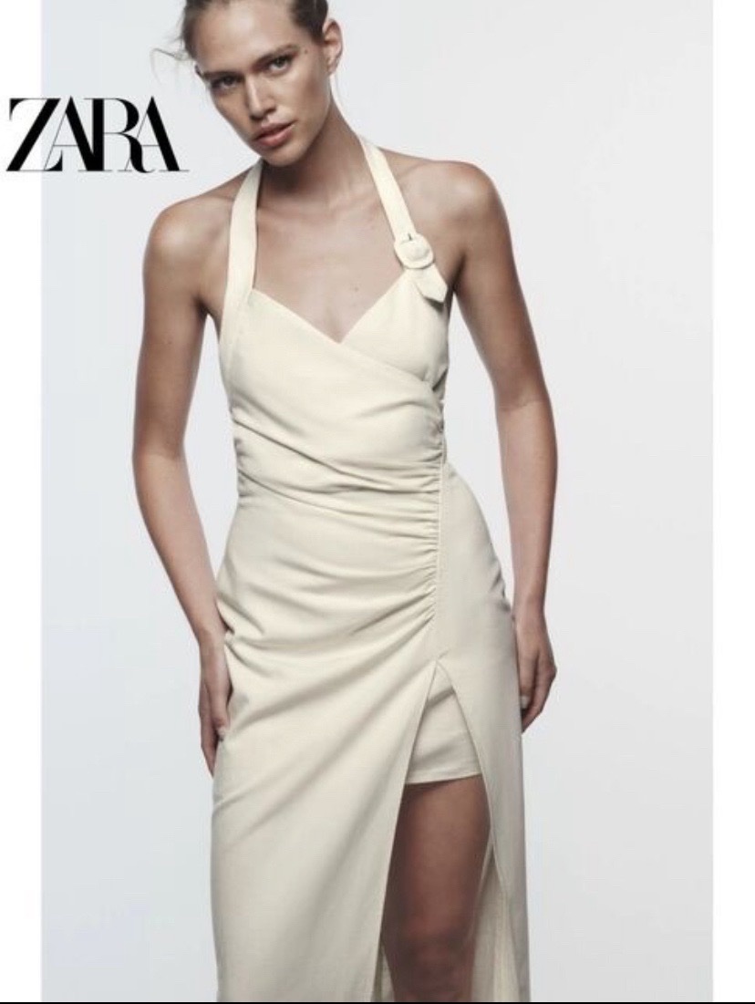 Robe en lin zara