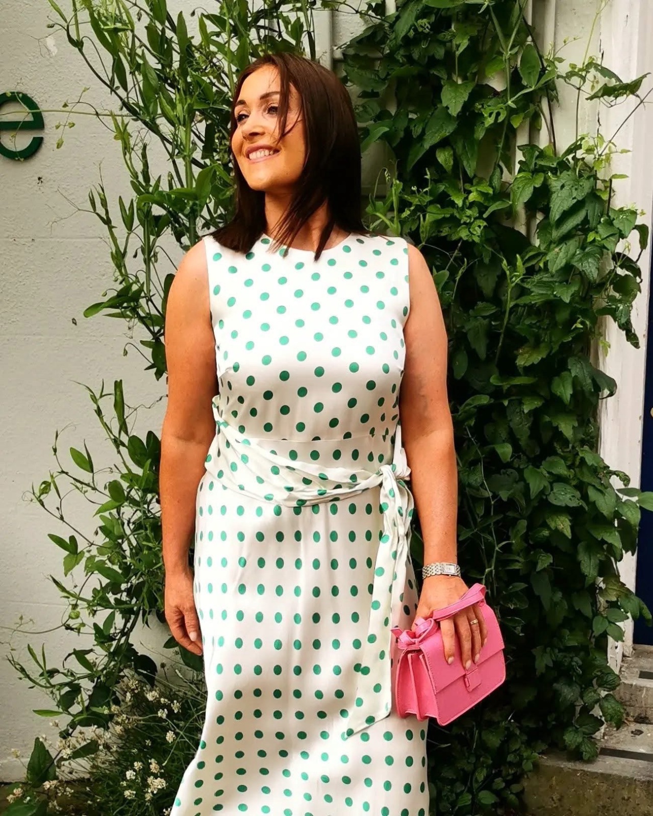 Robe satinée