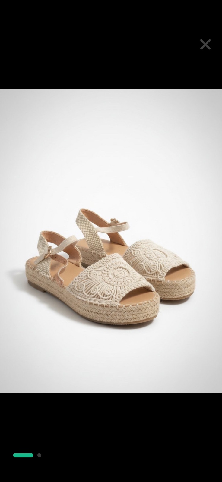 Sandales Femme Beige