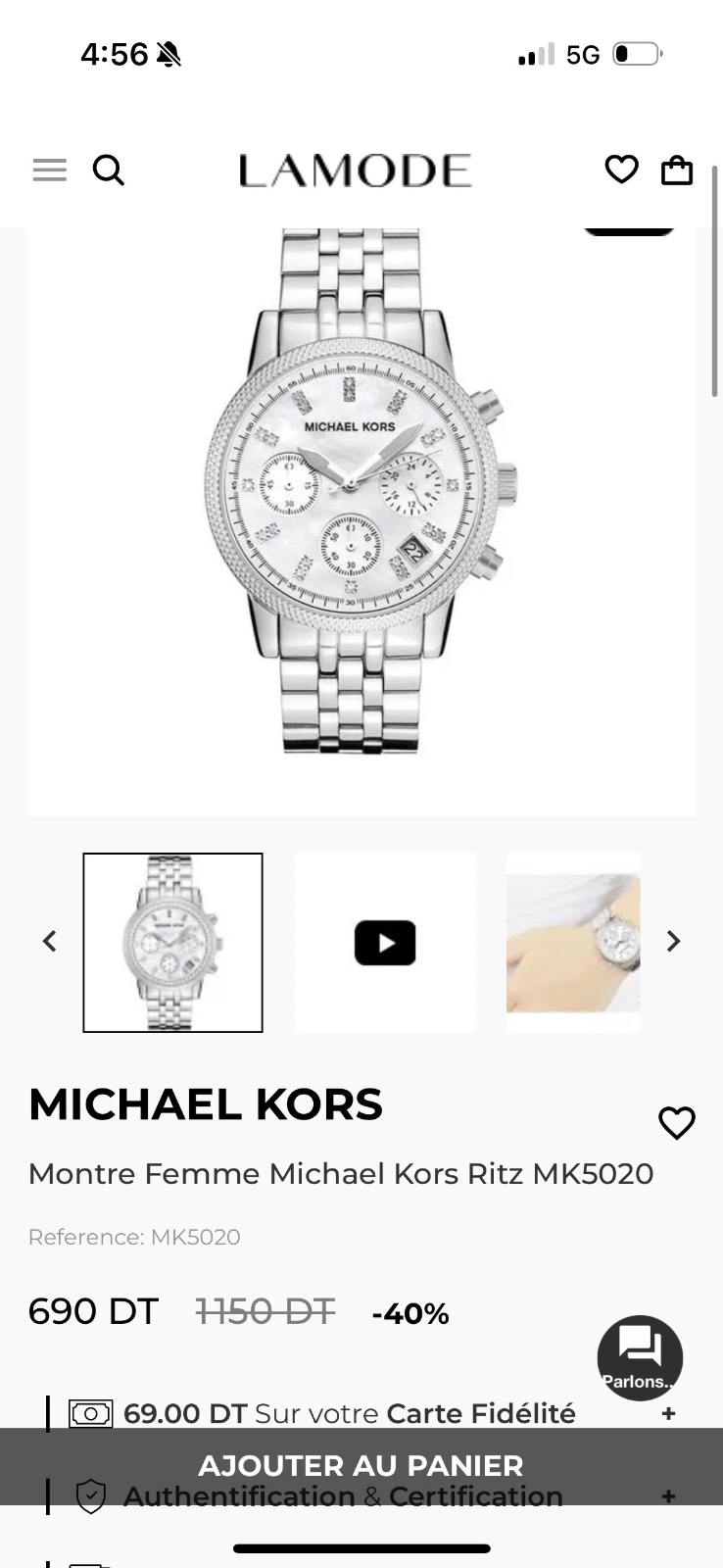 Montre mickeal kors original