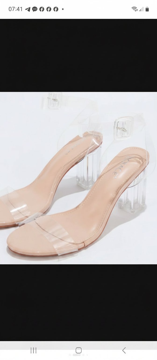 Sandale transparent