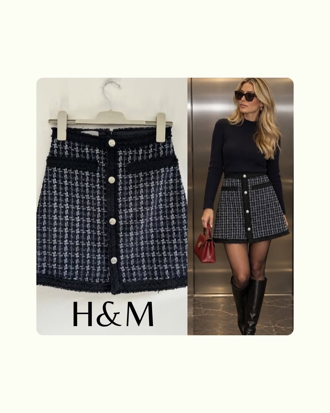 Mini jupe H&M