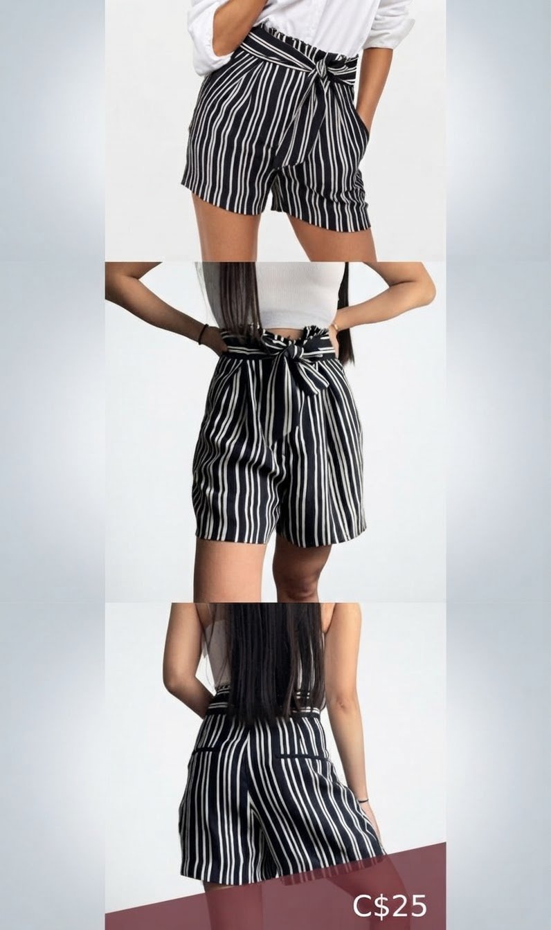 Short taille haute h&m