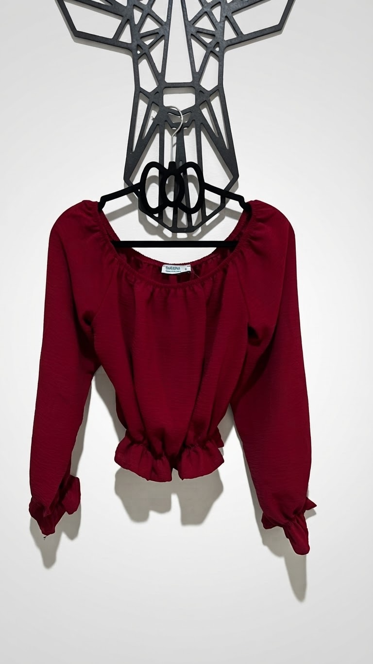 Crop top bateau