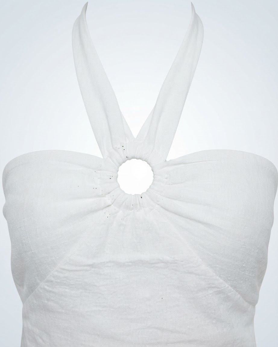 Crop top zara lin mélangé