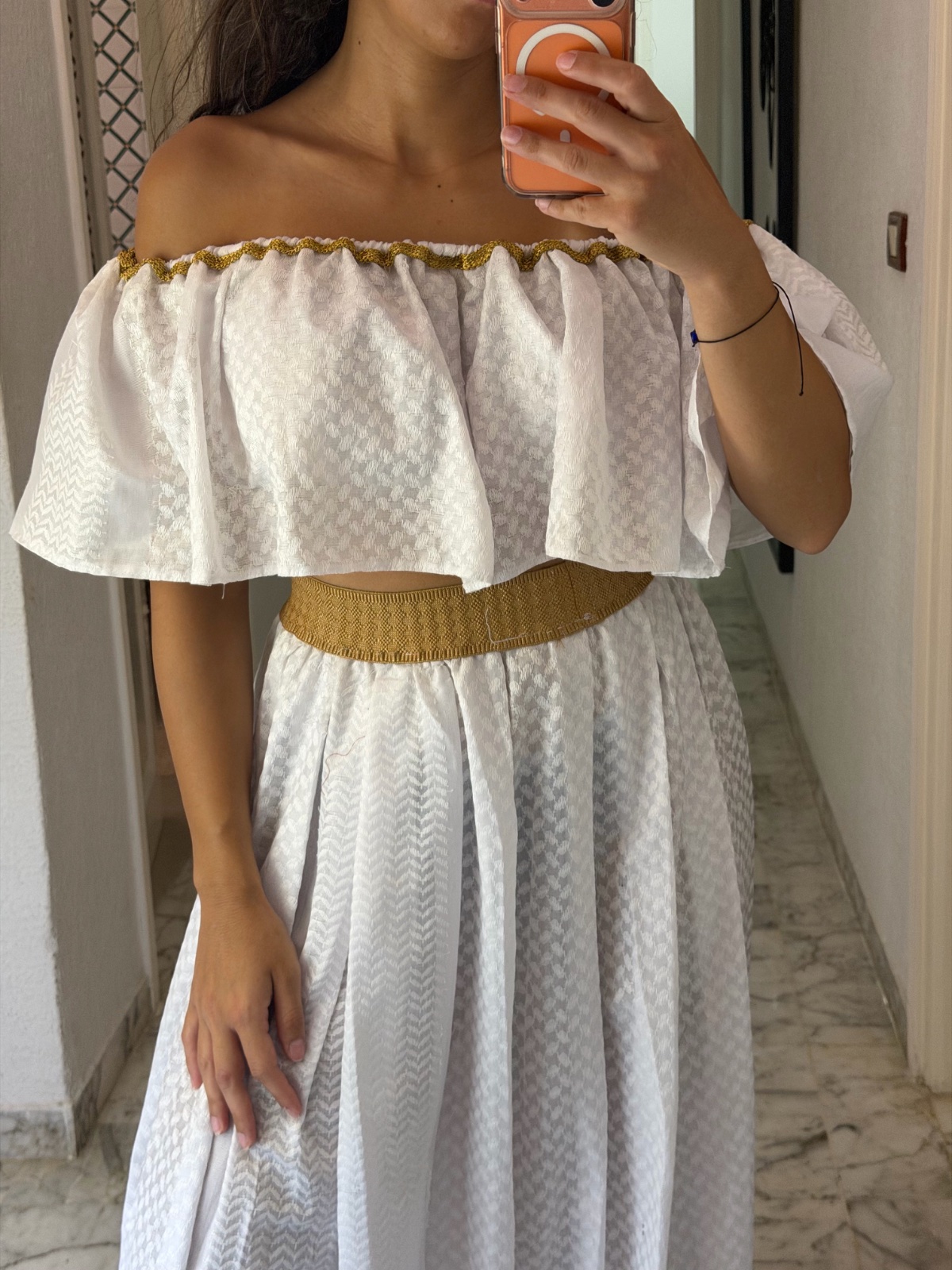 Ensemble blanc La gazelle