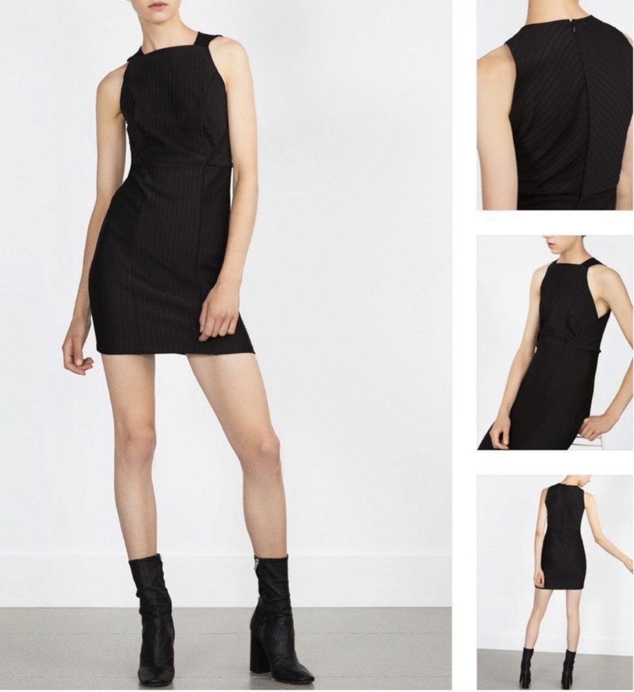 petite robe noir zara 