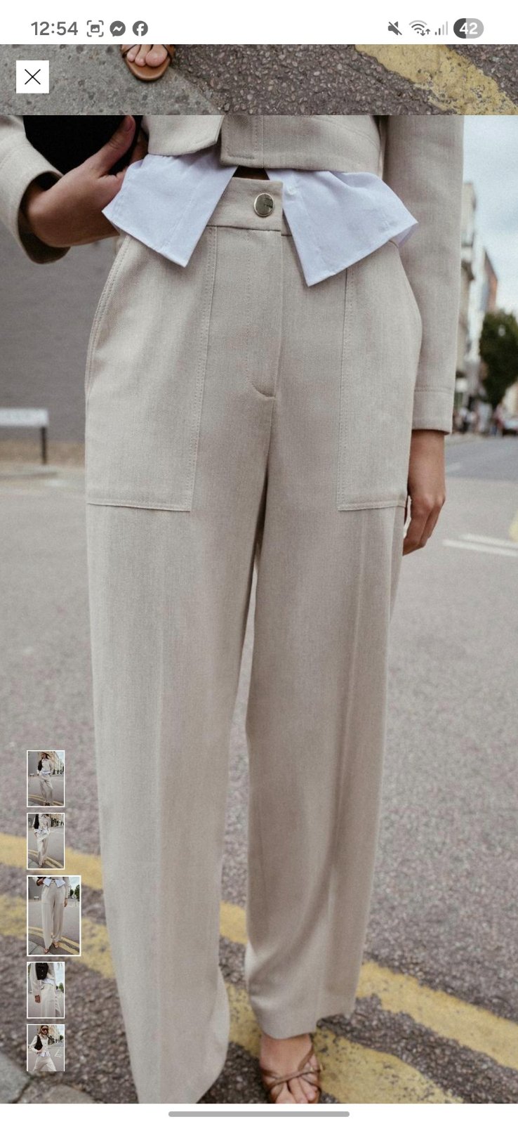 Pantalon Zara avec etiquette jamais porté (faute de taille)