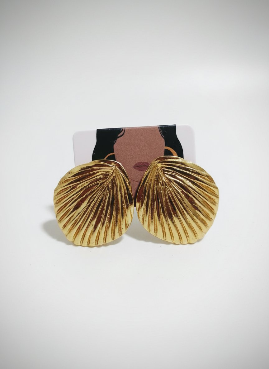Boucle d'oreille feuille 