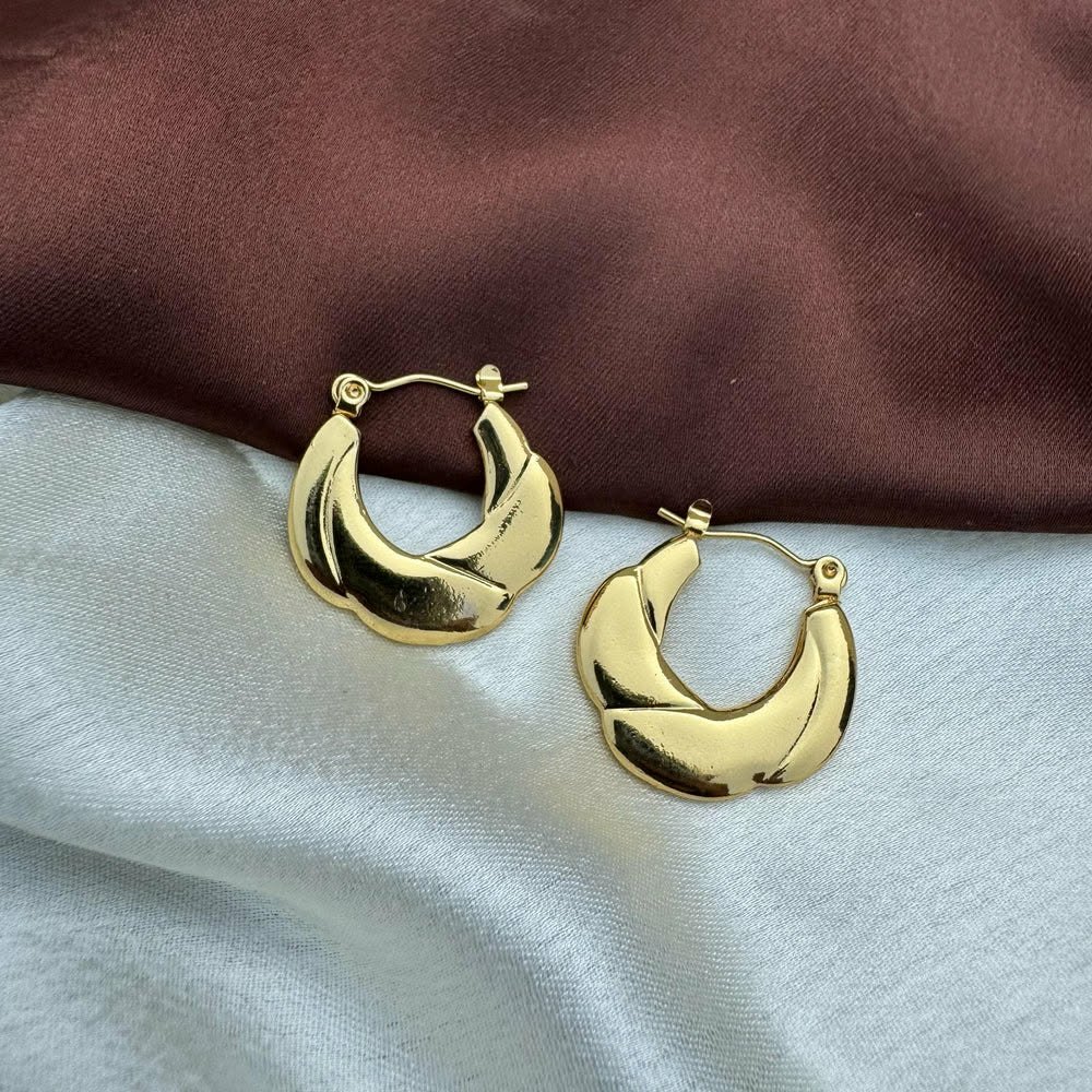 Boucle d'oreille en acier inoxydable 