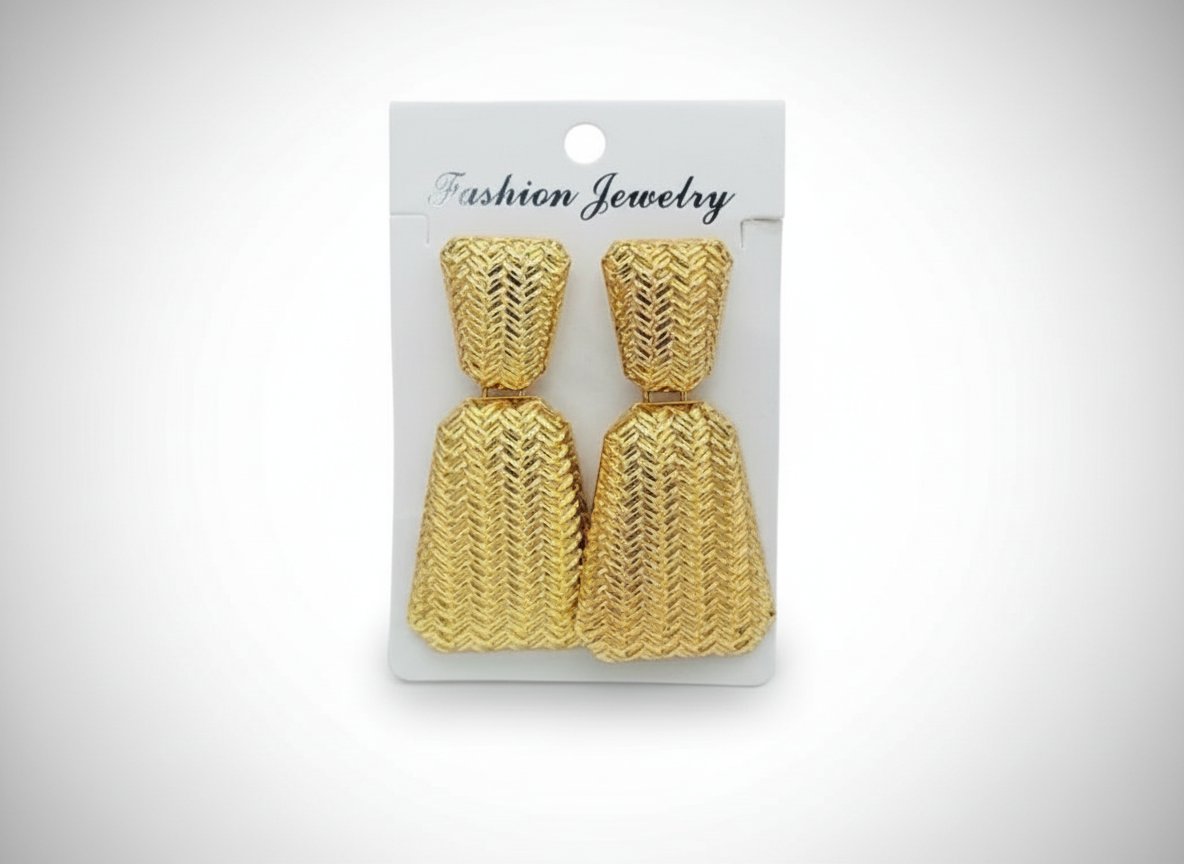 Boucle d'oreille tressé 