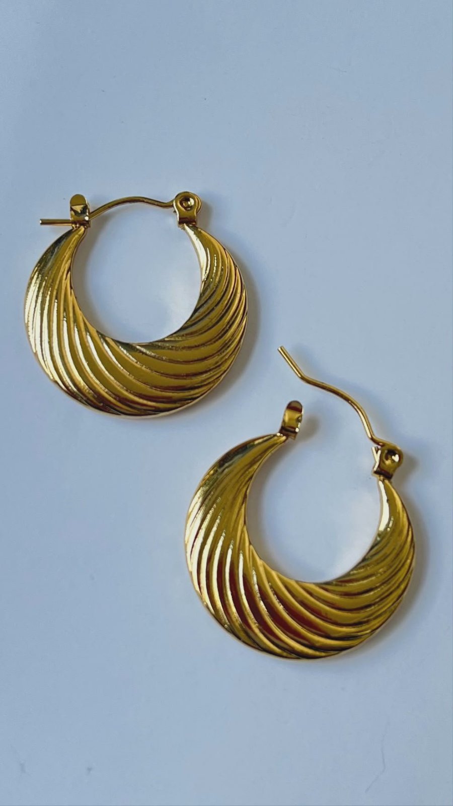 Boucle d'oreille en acier inoxydable 